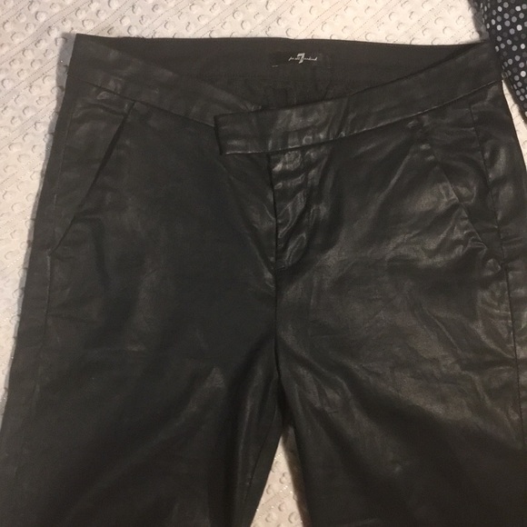 Bleach pleather pants - Picture 2 of 4